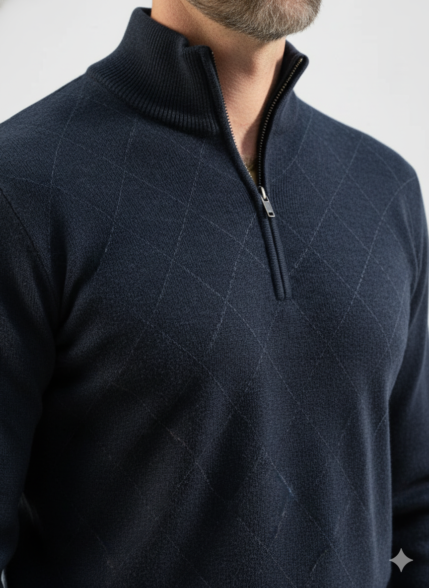 Kensington Lightweight Half-Zip Knit – Caspian's