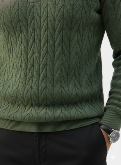 Mayfair Buttoned Knit Polo – Caspian's