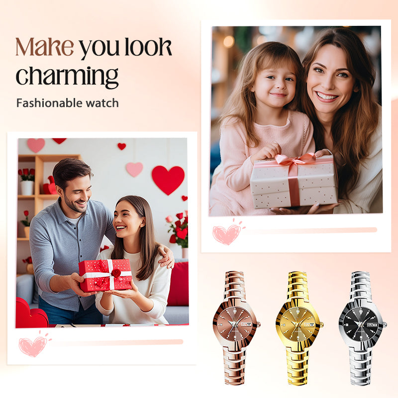 ✨ Elegante, wasserdichte Damenuhr 🌟💧